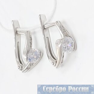 Серебряные серьги