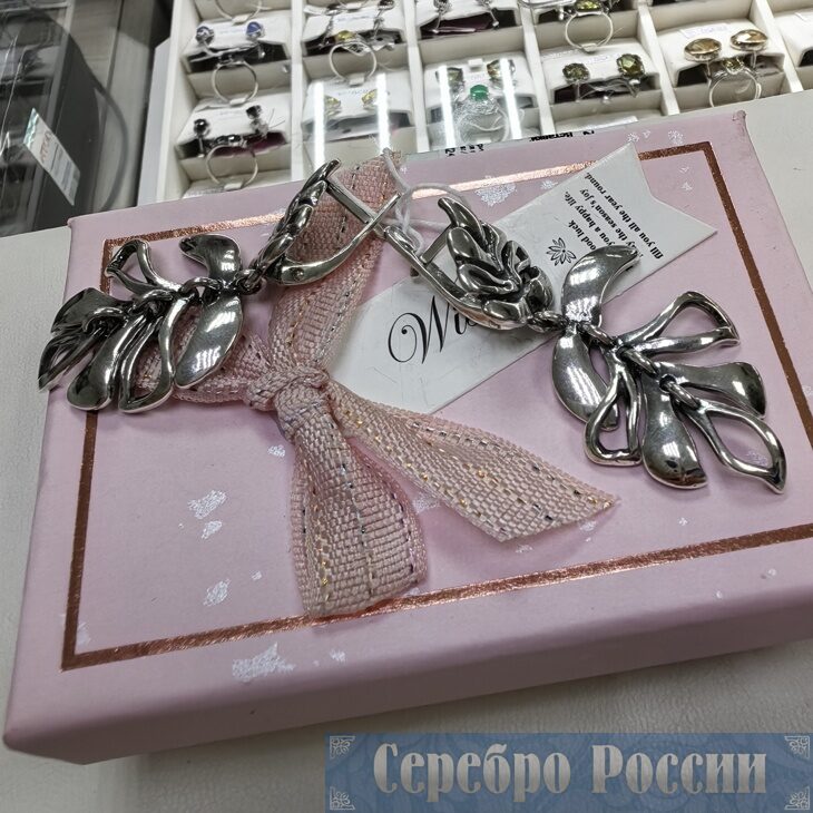 Серебряные серьги МОНСТЕРА